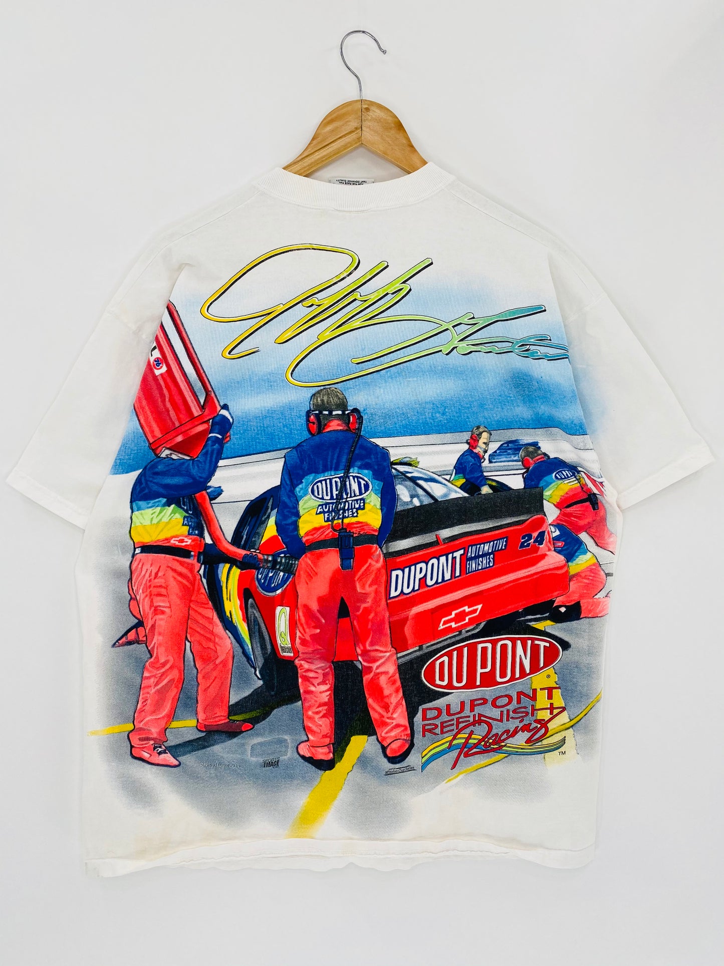 1997 DU PONT Made in USA Size Vintage XL T-Shirt / 5509