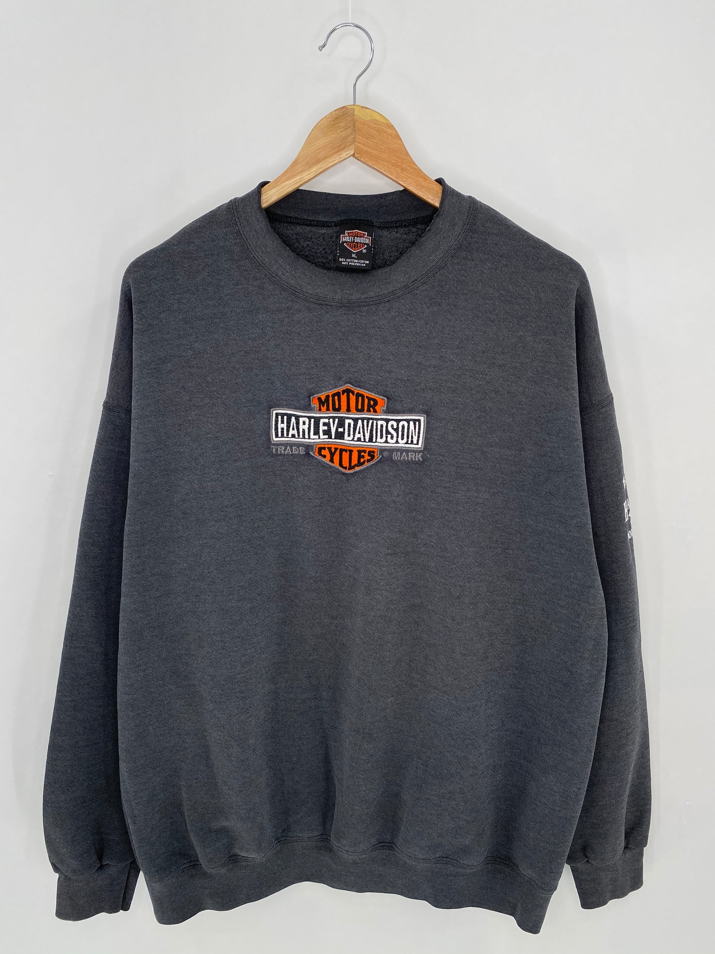 90’s HARLEY DAVIDSON Made in USA Size XL Vintage Sweat-Shirt / 6952