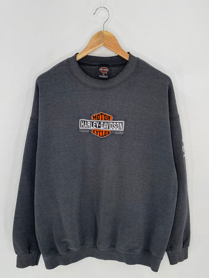 90’s HARLEY DAVIDSON Made in USA Size XL Vintage Sweat-Shirt / 6952