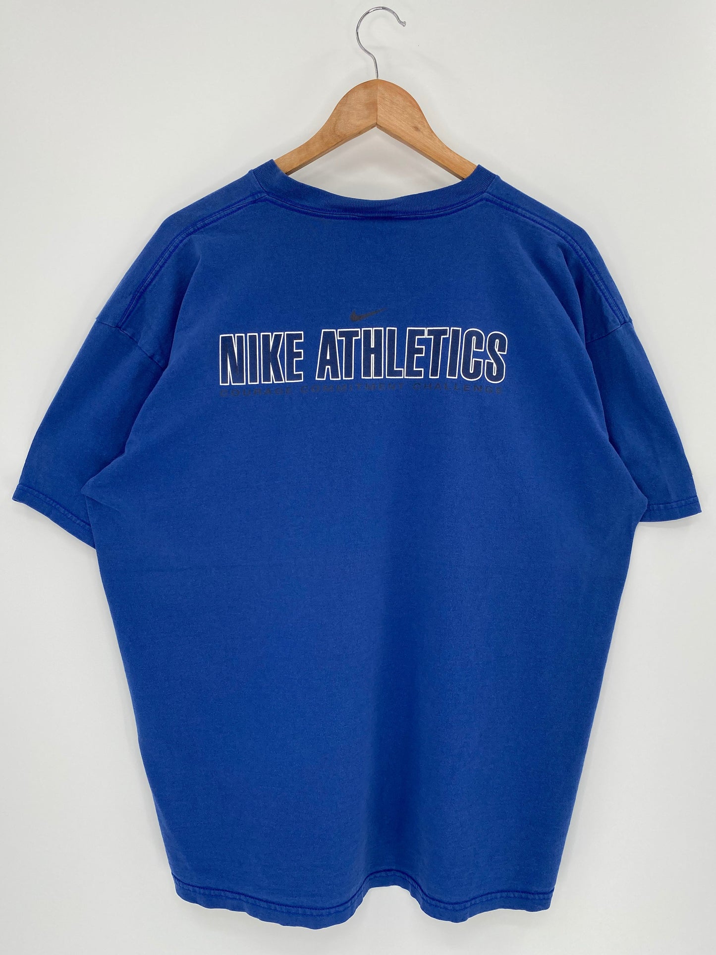90’s NIKE Athletics Made in USA Size XL Vintage T- shirt / E857