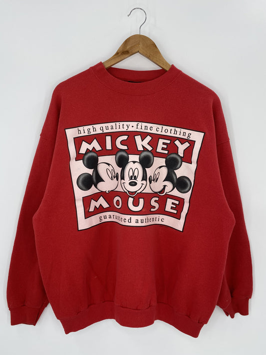 90’s DISNEY MICKEY Made in USA Size XL Vintage Sweat-shirt / E1152
