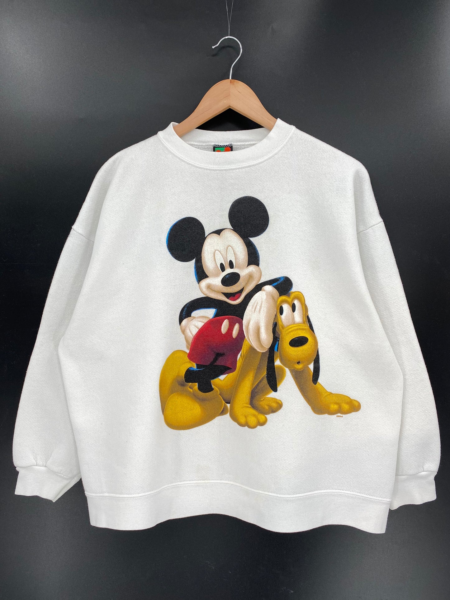 90’s DISNEY MICKEY Approx. Size XL Vintage Sweat-shirt / K4098