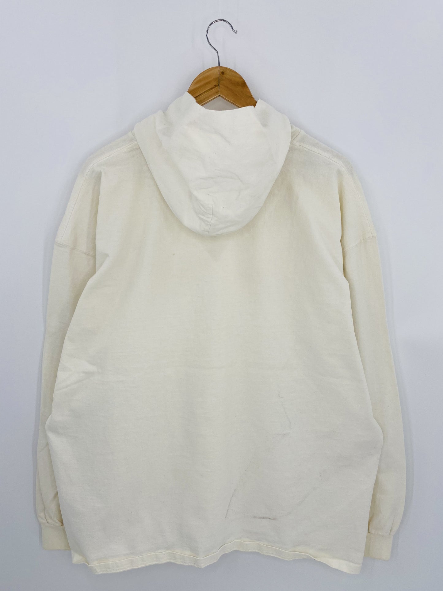 90’s NIKE Made in USA Size XL Vintage Heavy Cotton Long Sleeve Hoodie T-shirt / k5994
