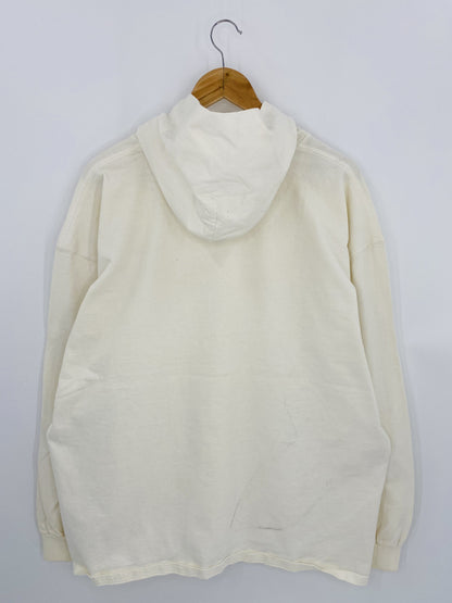 90’s NIKE Made in USA Size XL Vintage Heavy Cotton Long Sleeve Hoodie T-shirt / k5994
