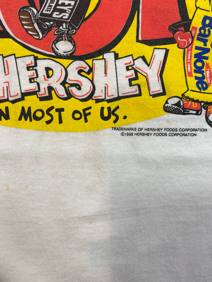 1995 HERSHEY Made in USA Size XL Vintage T-Shirt / 5615