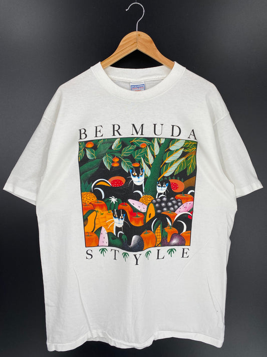 90’s BERMUDA STYLE Made in USA Size XL T-Shirt / A186