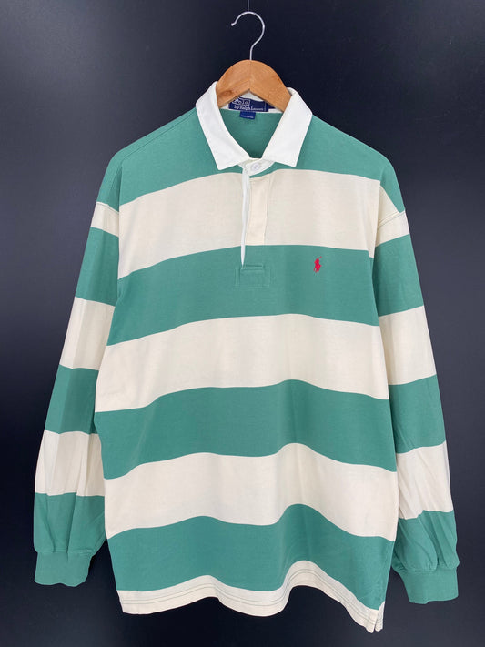 Vintage POLO RALPH LAUREN  Size L Rugby-Shirt / K9725