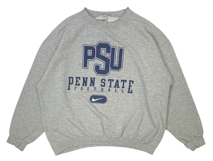 90's Vintage Nike Penn State Football Made in USA Sweat-Shirt / 1846