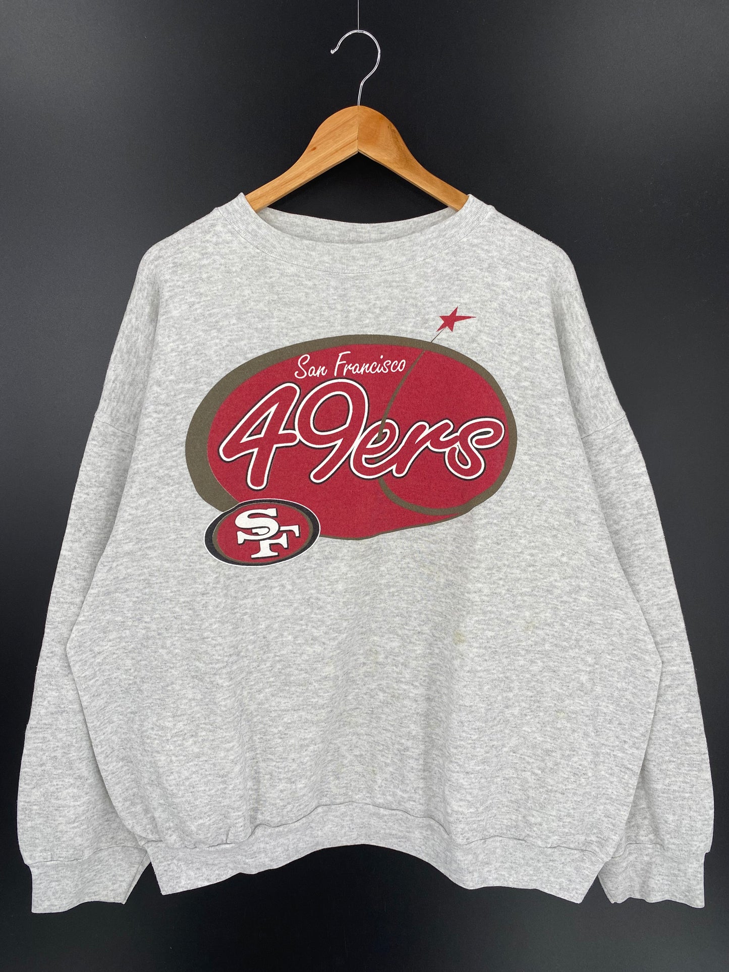 90's SF 49ERS Size  XXL Vintage NFL Sweat-Shirt /k236