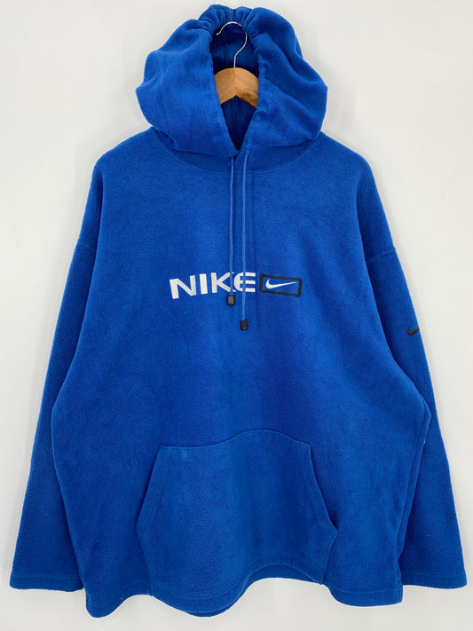 00' NIKE Size XXL Vintage Hoodie Fleece-Shirt / k1308