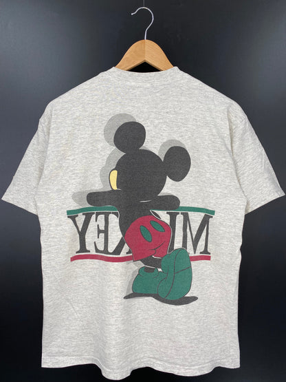 90’s DISNEY MICKEY MOUSE Size M Vintage T-Shirt / A9723