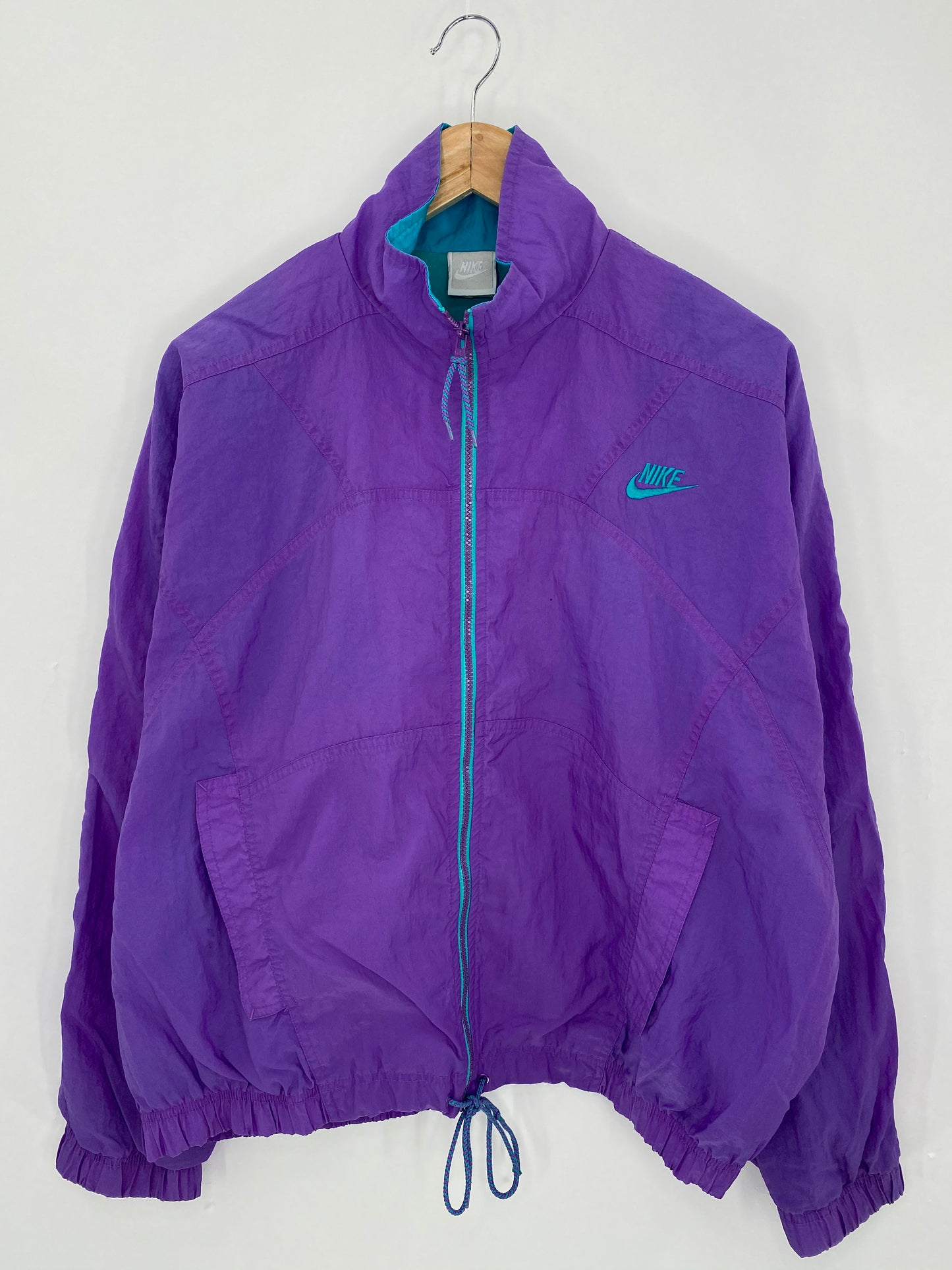 90's NIKE Size Ladies L Vintage Nylon Jacket  / 6297
