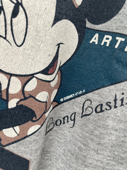 90’s DISNEY MICKEY MINNIE Made in USA Size XL Vintage Sweat-shirt / A4088