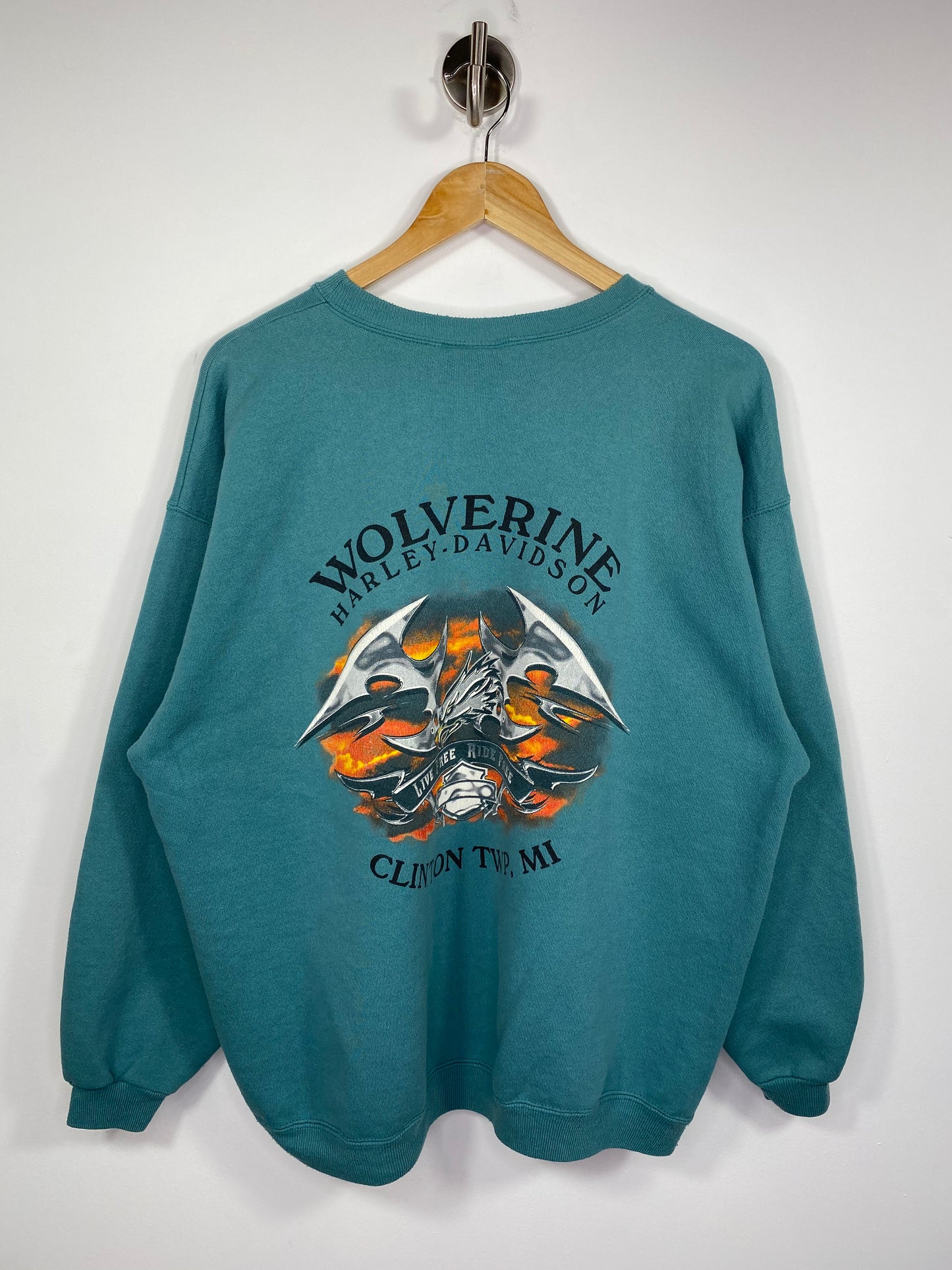 90’s Harley Davidson Size XL Vintage Sweat-Shirt / 5328