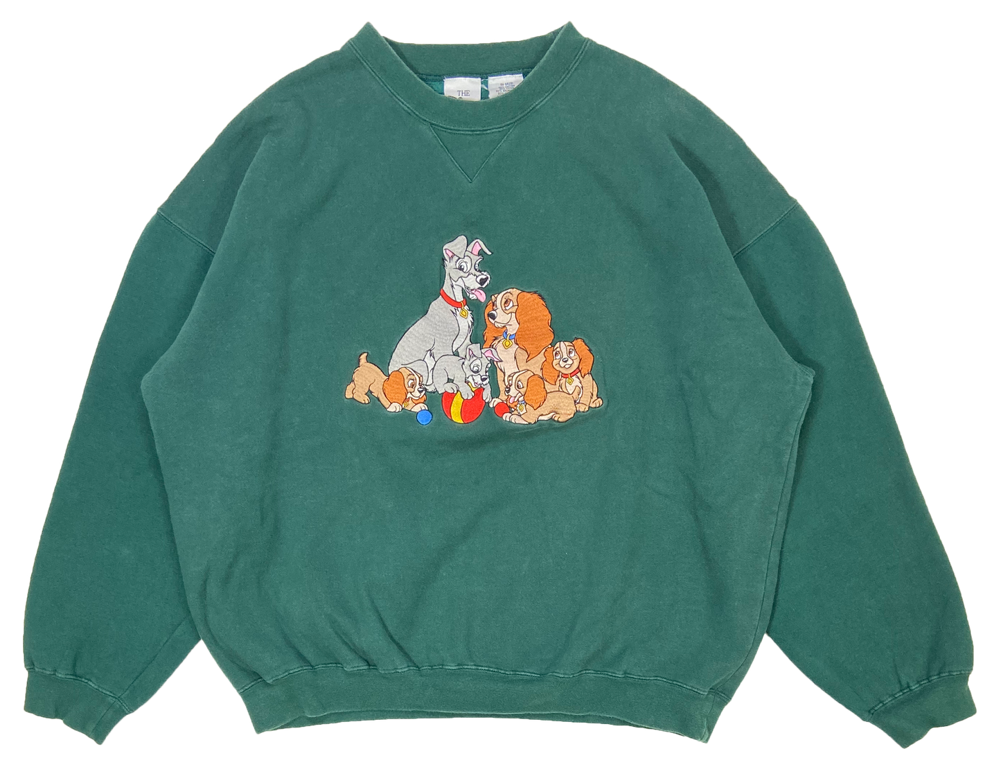 Vintage Lady and the Tramp Disney Sweat-Shirt / 1956