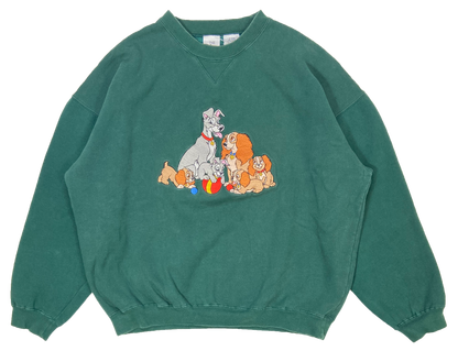 Vintage Lady and the Tramp Disney Sweat-Shirt / 1956