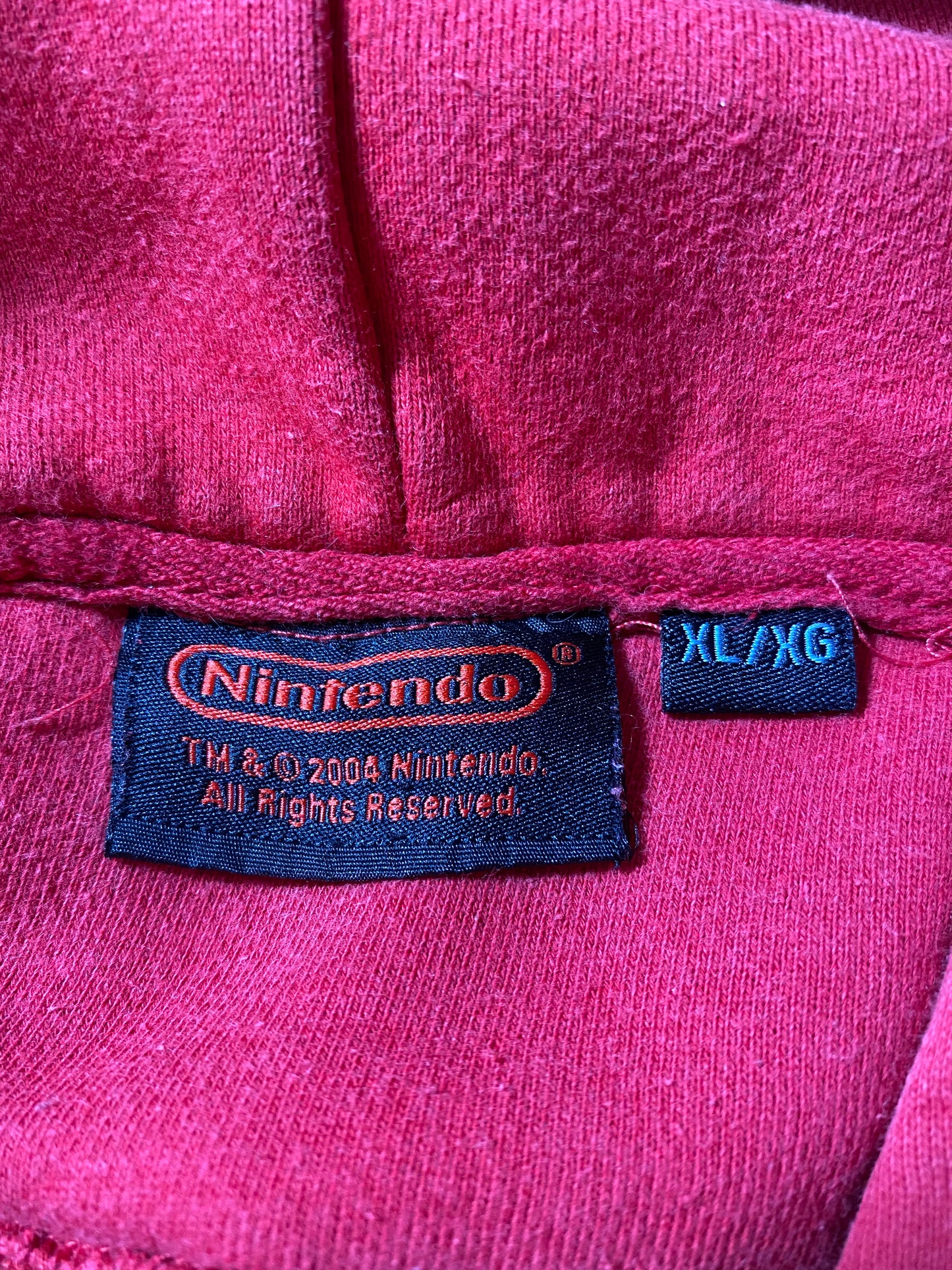 2004' NINTENDO Size XL Vintage Hoodie Sweat-Shirt  / K1708