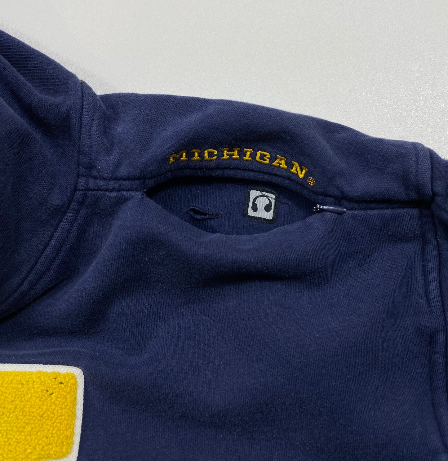 00' NIKE MICHIGAN Size XL Vintage Hoodie Sweat-shirt   / 5927
