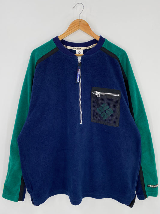 Vintage COLUMBIA Size XL Half-zip Fleece / 9730