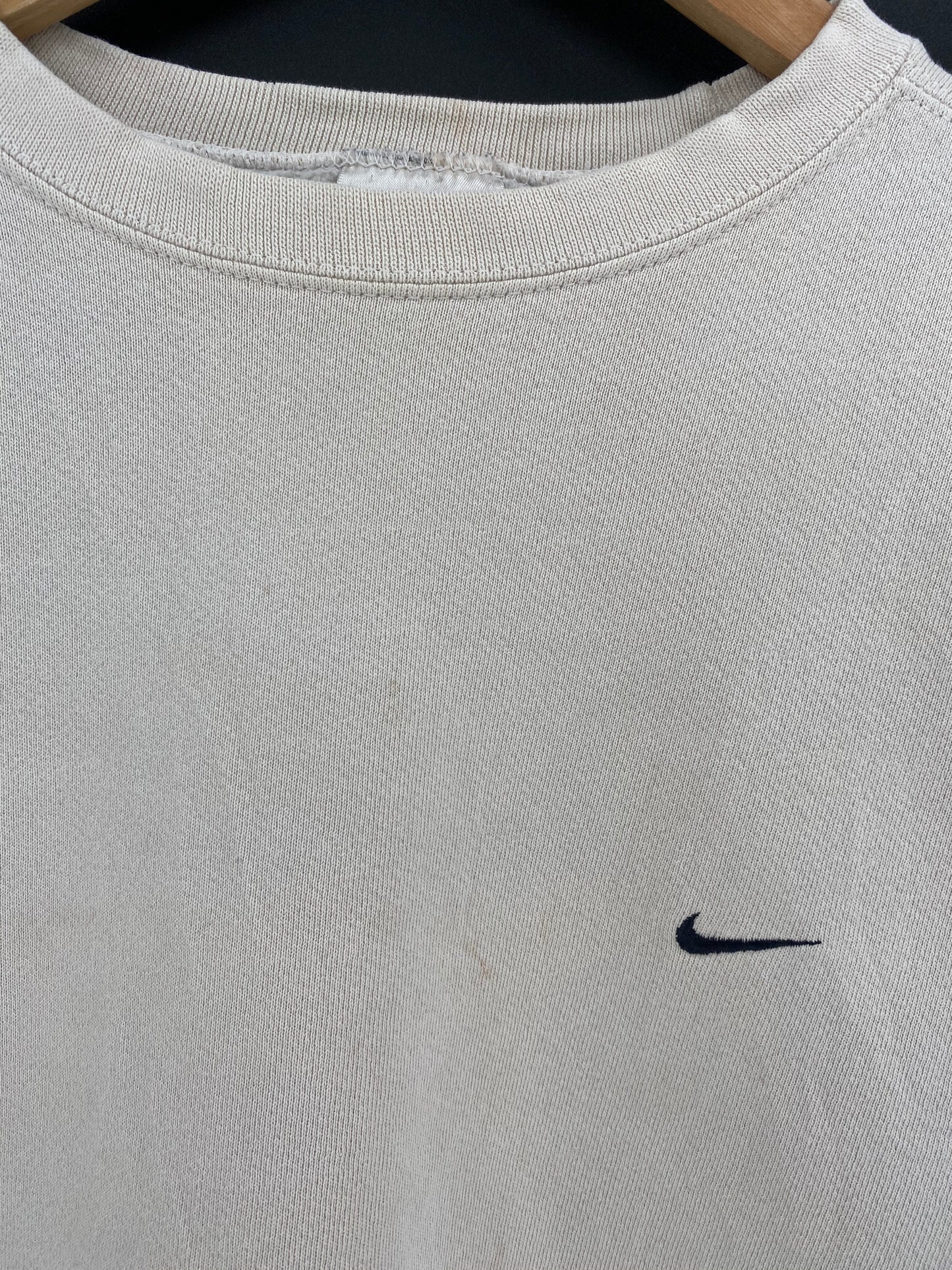 90’s NIKE Mini Swoosh Made in USA Size L Vintage Sweat-shirt / 7831