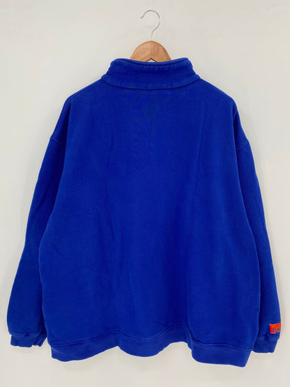 00' DISNEY TIGGER Size XXL Vintage Half-zip Sweat-shirt / A4727