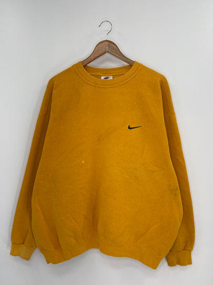 90’s NIKE Mini Swoosh Made in USA Size XL Vintage Sweat-shirt / 8367