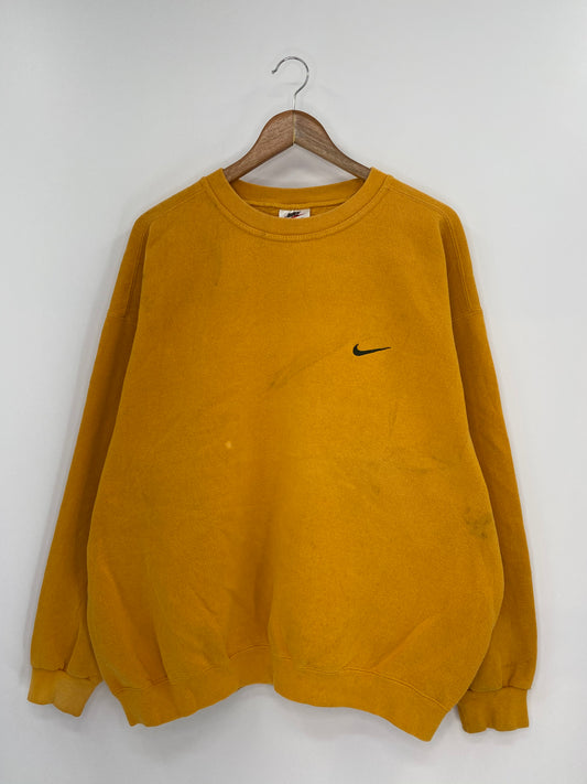 90’s NIKE Mini Swoosh Made in USA Size XL Vintage Sweat-shirt / 8367
