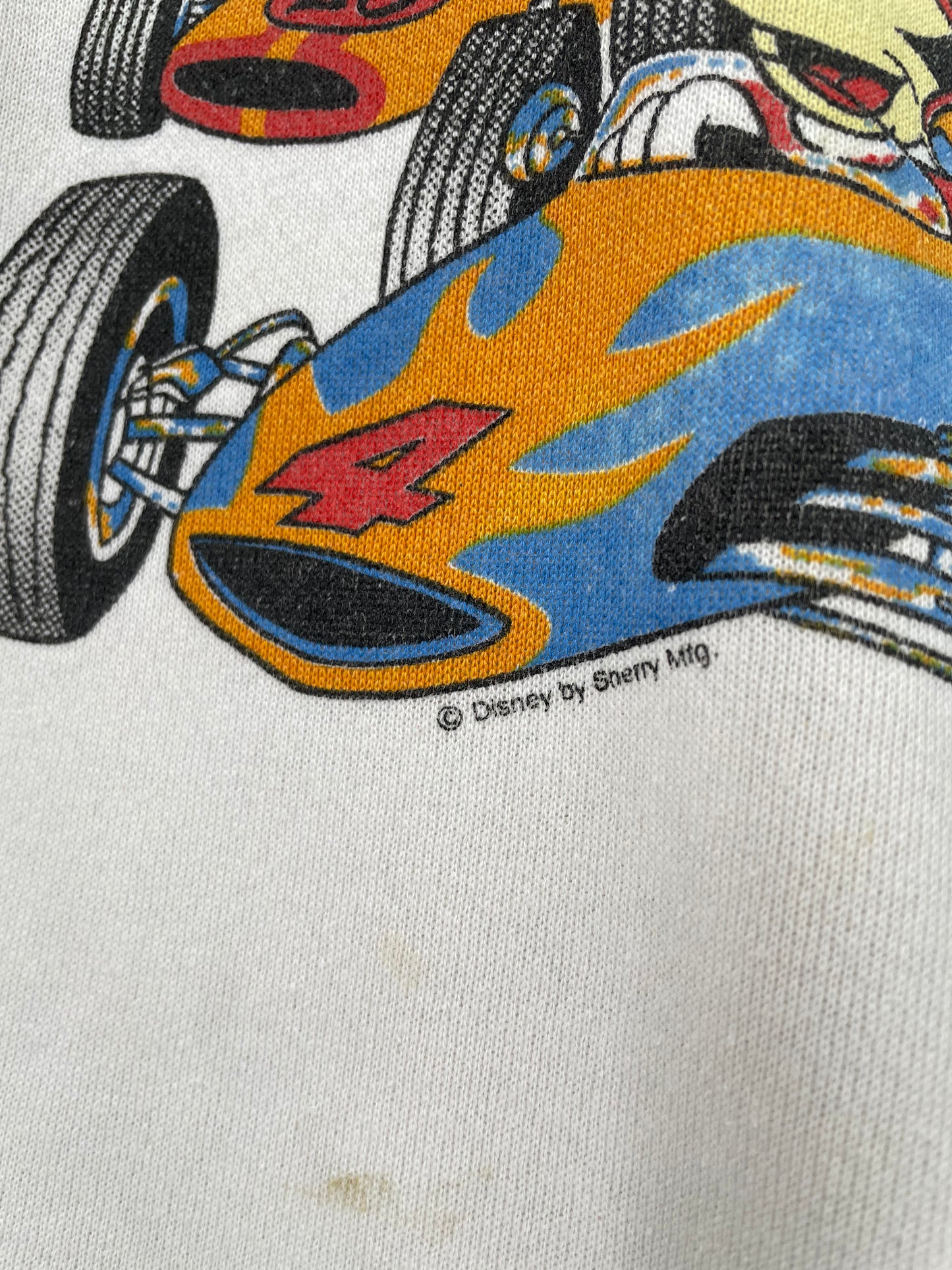 80’s DISNEY INDIANAPOLIS RACING Made in USA Size XL Vintage Sweat-shirt / K2930