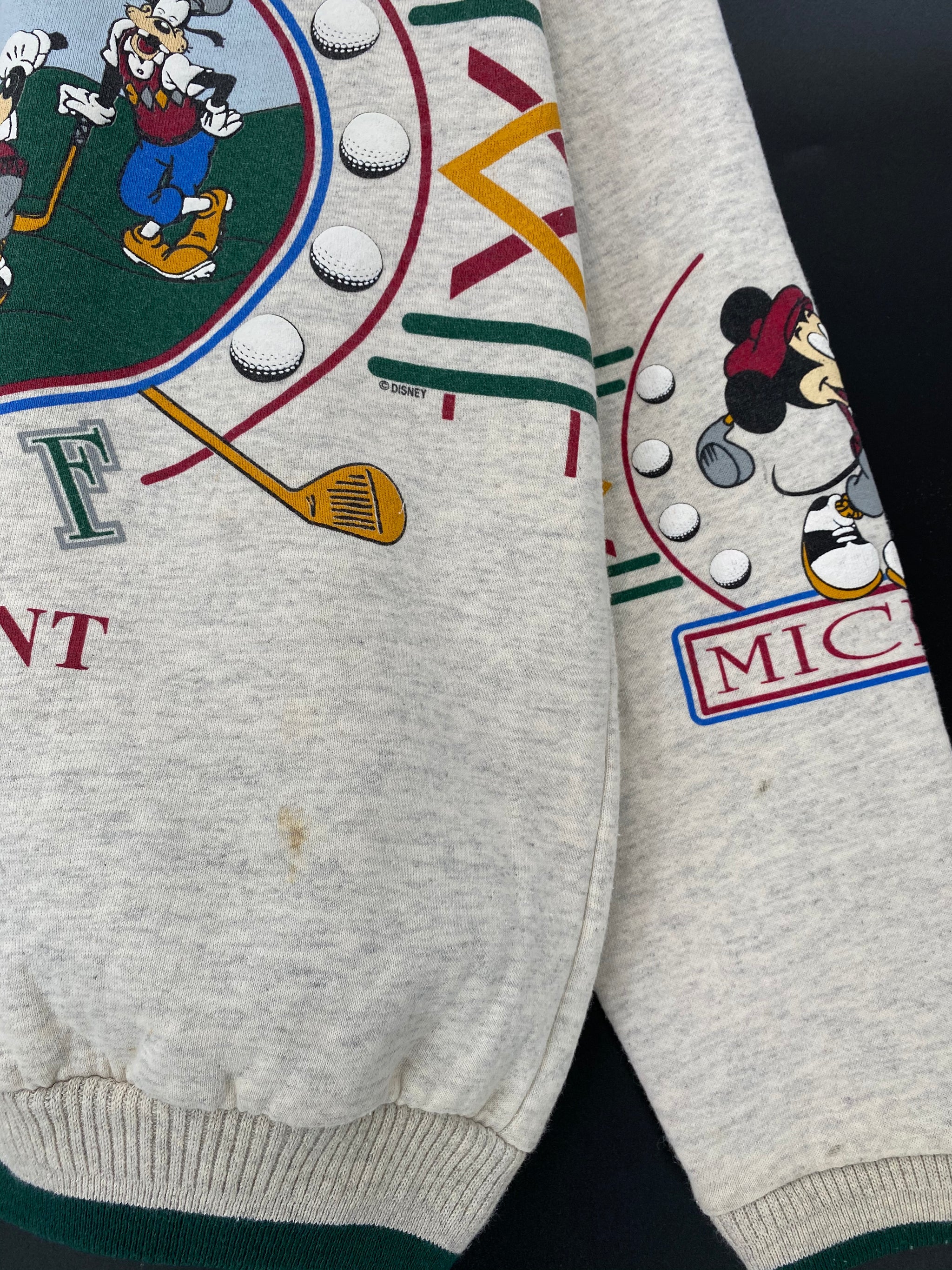 Vintage 60-70s Mickey Mouse sold Disney Tennis Golf Sweater