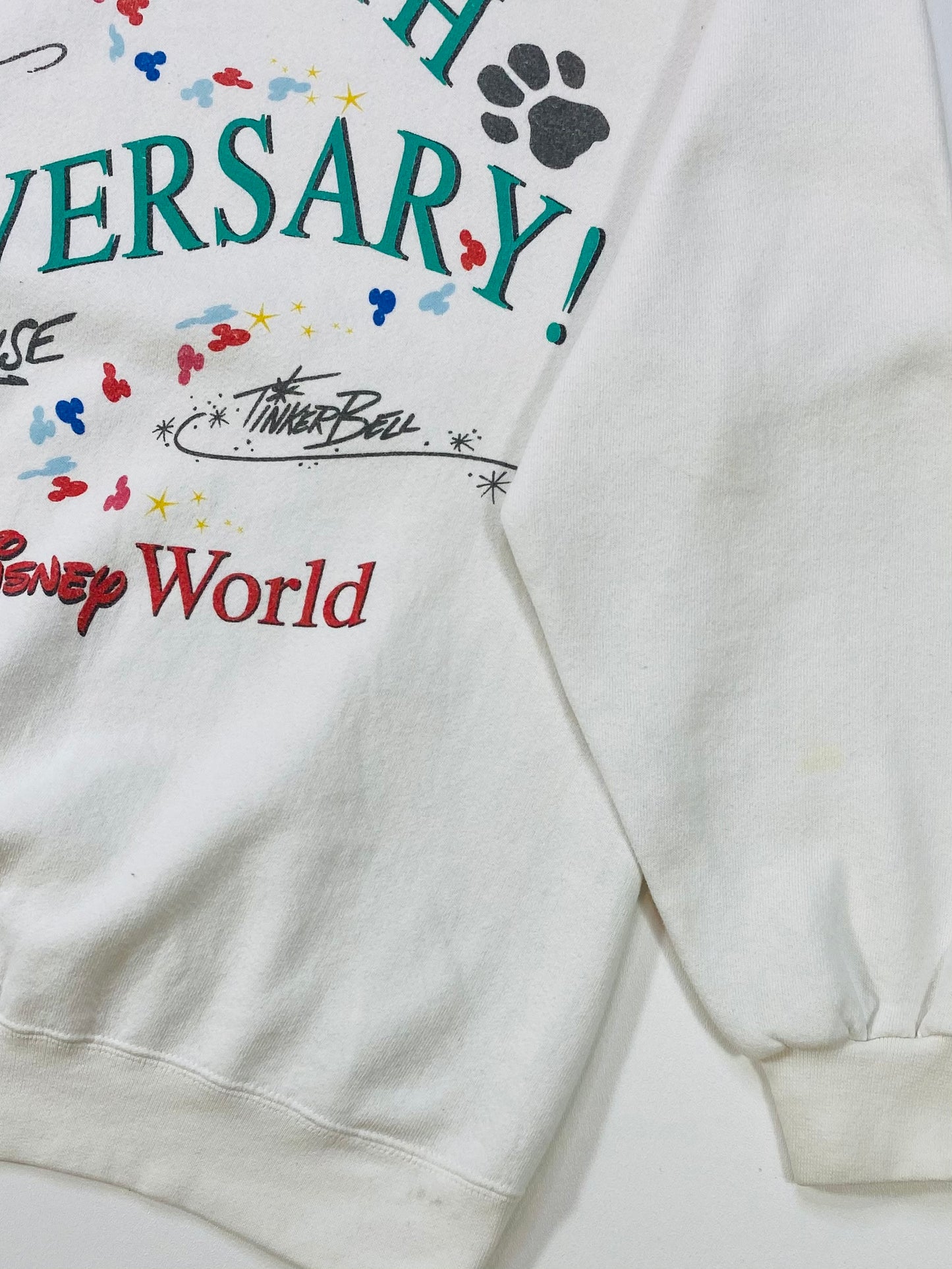 90's WALT DISNEY WORLD 25TH ANNIVERSARY Made in USA Size L Vintage Sweat-shirt / 6074