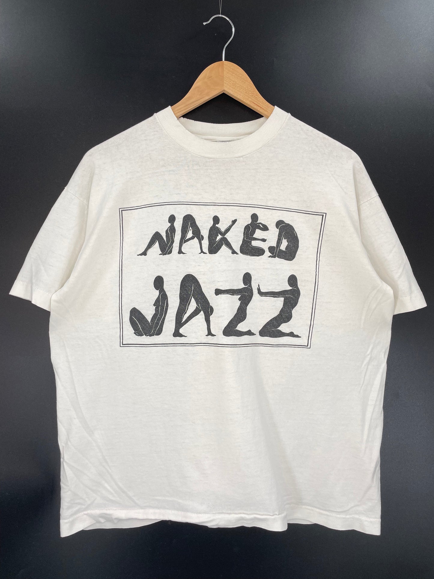 90's NAKET JAZZ Size XL Vintage T-Shirts / A4223