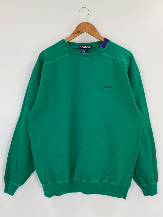 90’s NAUTICA Size L Vintage Sweat-shirt / K3931