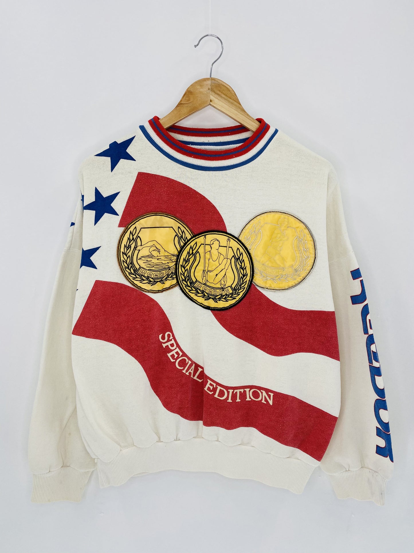 90's REEBOK Size S Vintage Sweat-shirt  / K5277