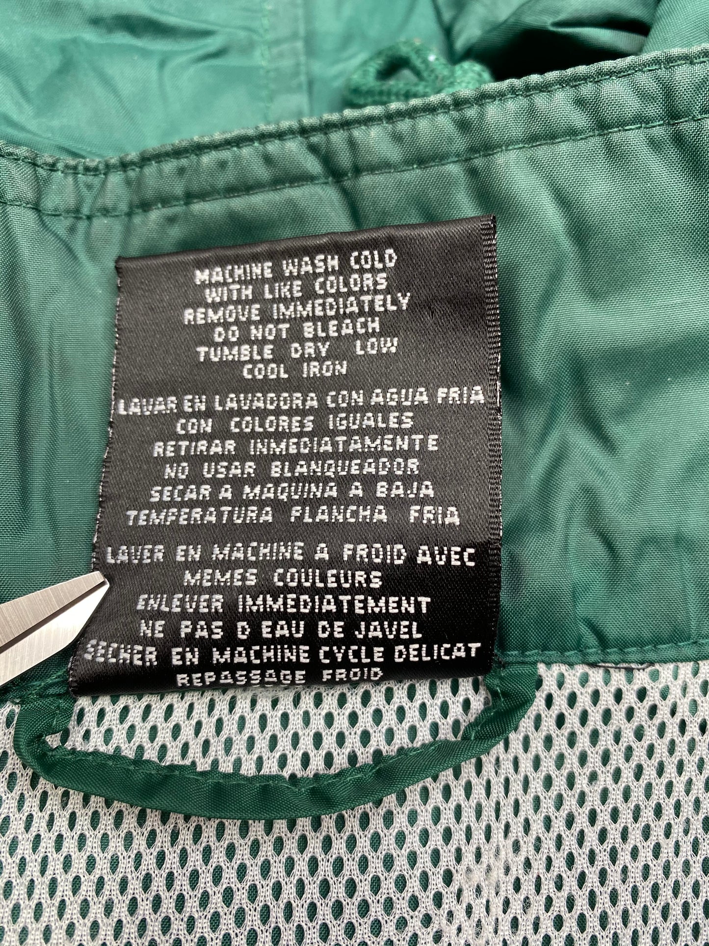 90's ADIDAS Zipper Size L Vintage Nylon-Jacket / 5719