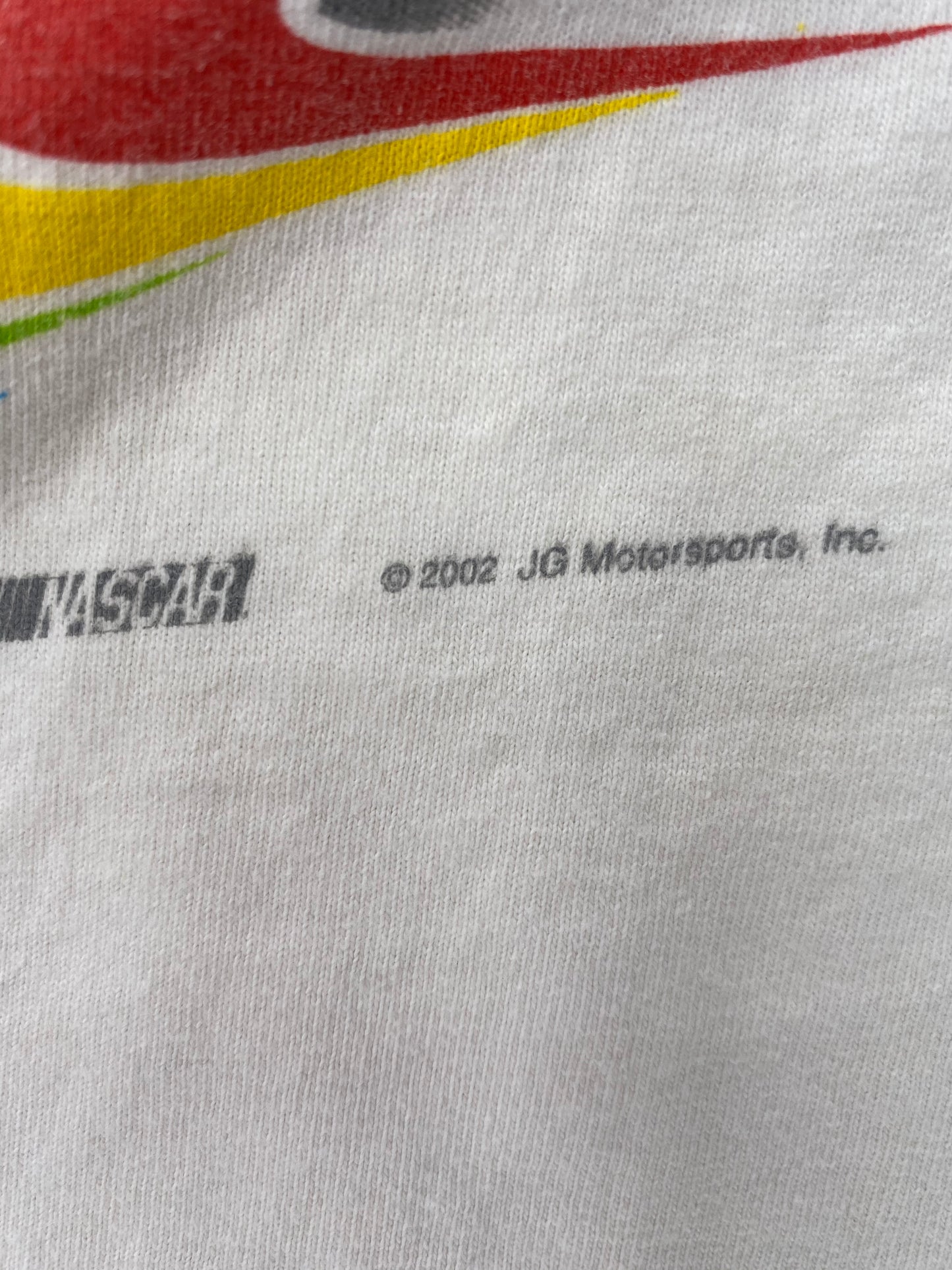 2002 NASCAR DUPONT Size M Vintage Racing T-shirt / 8572