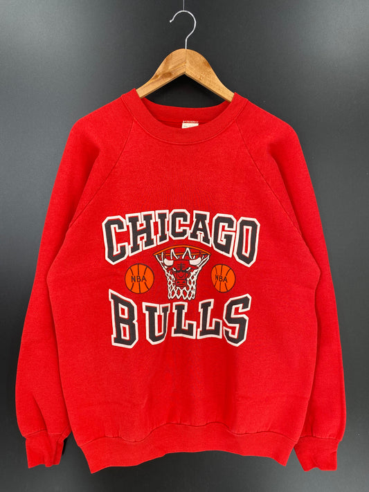 90’s CHICAGO BULLS MADE IN USA Size XXL Vintage NBA Sweat shirt / K586