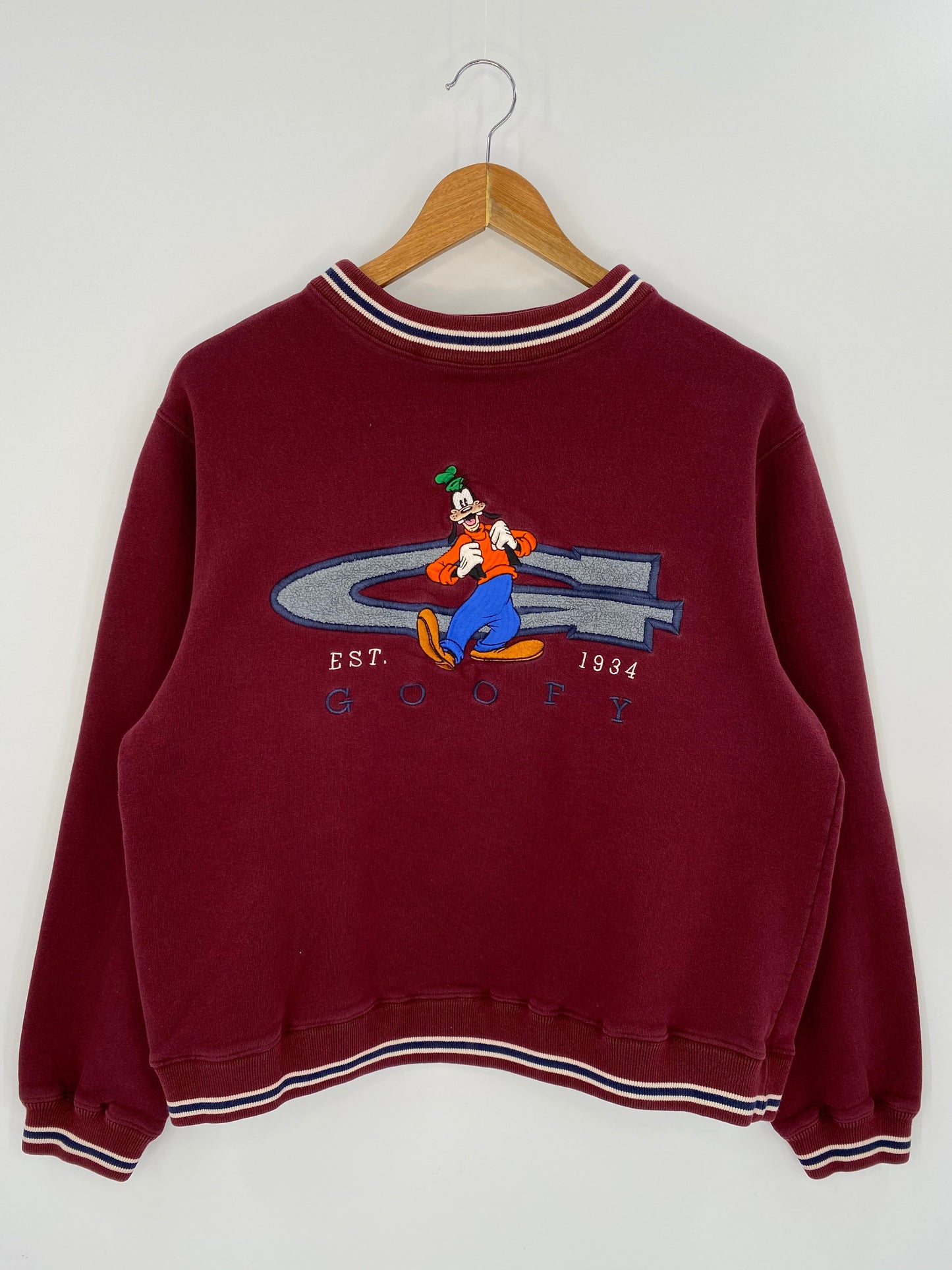 00' DISNEY GOOFY Size S Vintage Sweat-shirt / K7673