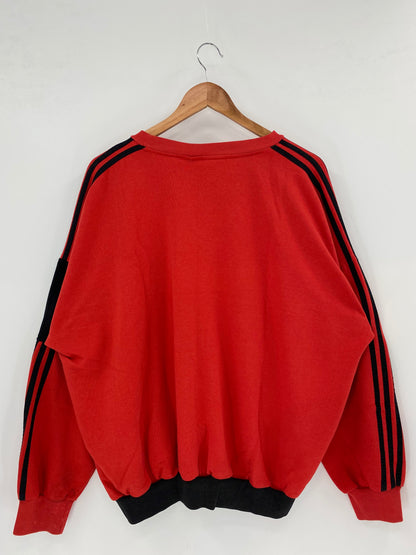 90’s ADIDAS Size No Tag (APPROX.M-L) Vintage Sweat-shirt  / K3196