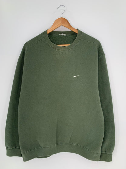 90’s NIKE Mini Swoosh Size Approx. L Vintage Sweat-shirt / 9062