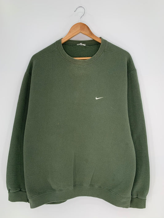 90’s NIKE Mini Swoosh Size Approx. L Vintage Sweat-shirt / 9062
