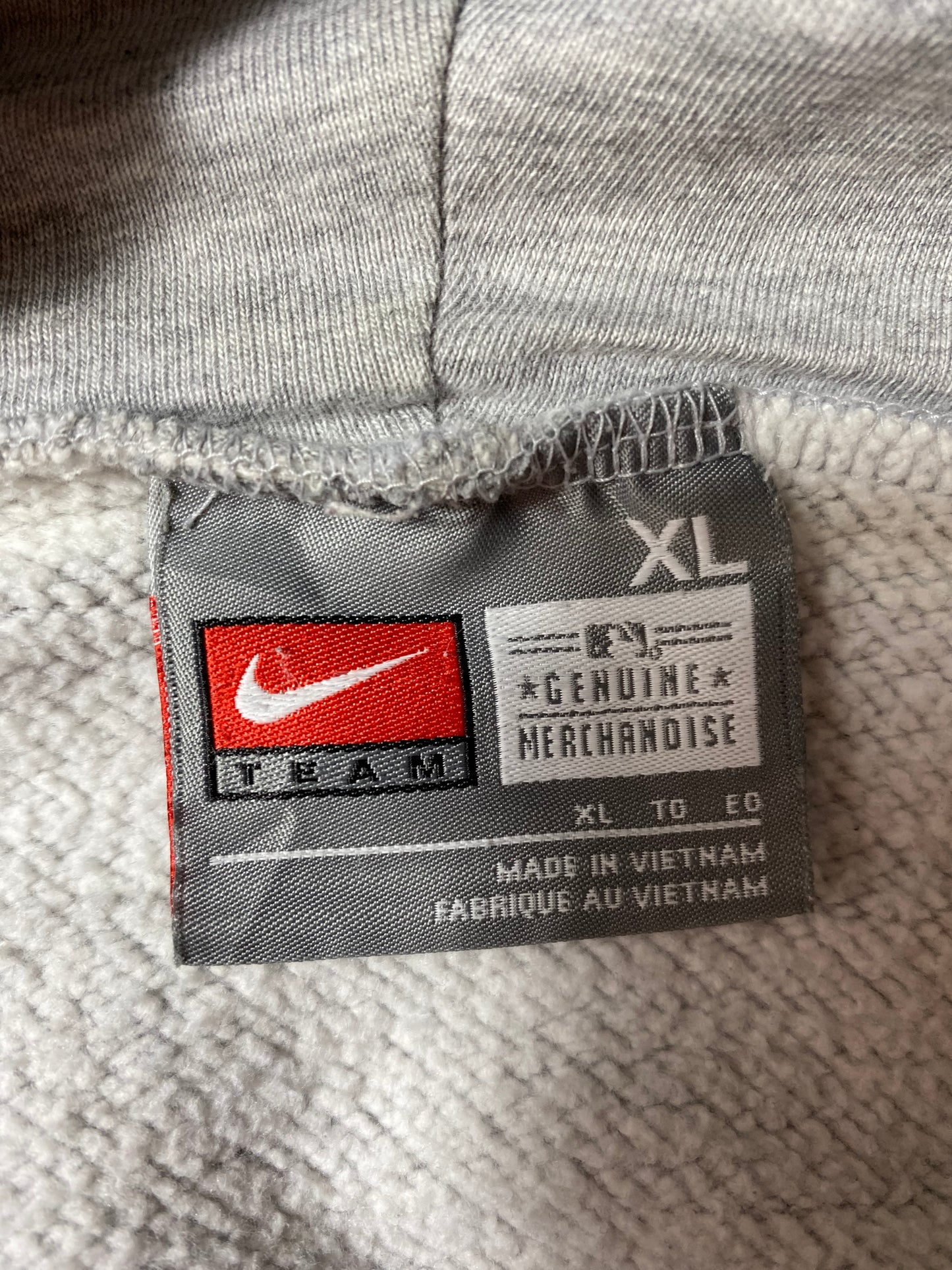 00’ NIKE RED SOX Size XL Vintage MLB Hoodie  Sweat-Shirt / k1658