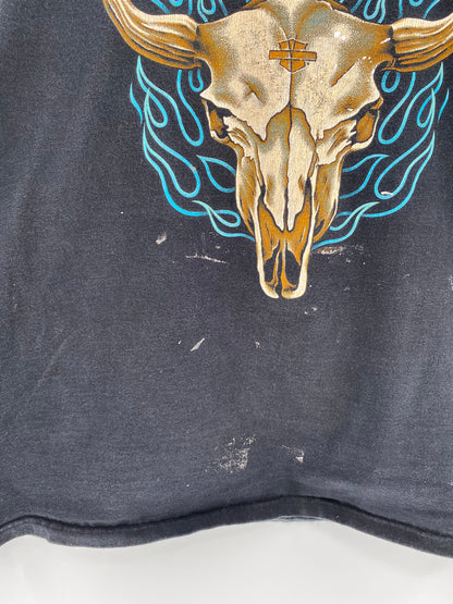 1998 Harley Davidson Vintage Made in USA Size XL Long Sleeve T-Shirt / K549