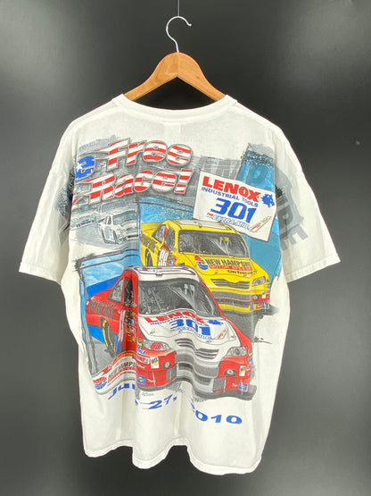 2010 20TH ANNIVERSARY NEW HAMPSHIRE MOTOR SPEEDWAY Size XL Vintage Racing T-shirt / 9303