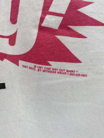 1991 BIG BANG THEORY (No tag Approx. Ladies L) Vintage T-Shirts / E4527T
