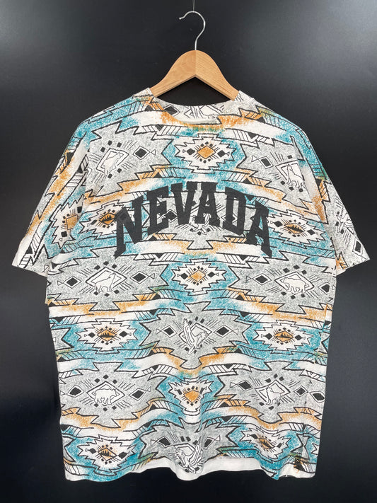 90's NEVADA Made in USA Size XL Vintage T-Shirts / K2526
