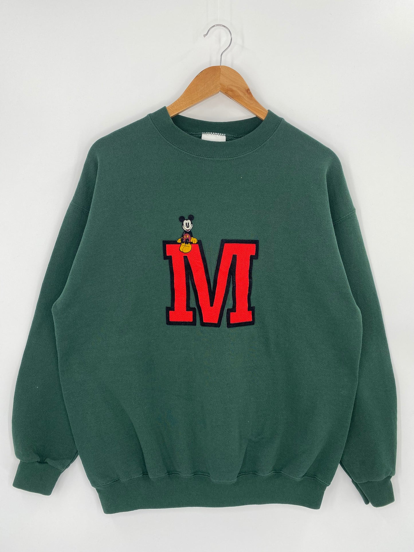 90’s DISNEY MICKEY Size L Vintage Sweat-shirt / 8408