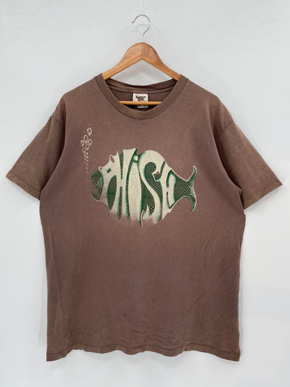 1996 FISH  Made in USA Size XL Vintage Music T-Shirt / E6140T