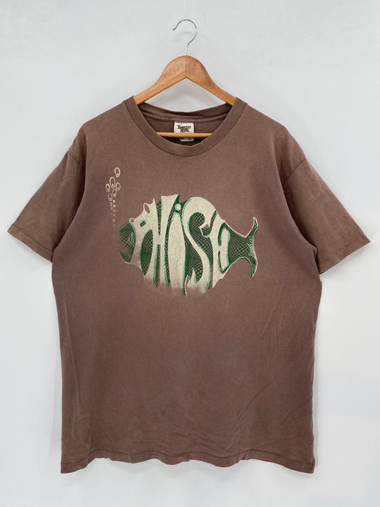 1996 FISH  Made in USA Size XL Vintage Music T-Shirt / E6140T