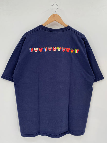 90’s DISNEY EPCOT Made in USA Size XL Vintage T-Shirt / A3282