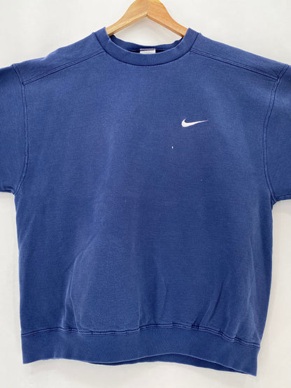 90’s NIKE Mini Swoosh Size L Vintage Sweat-shirt  / 7483